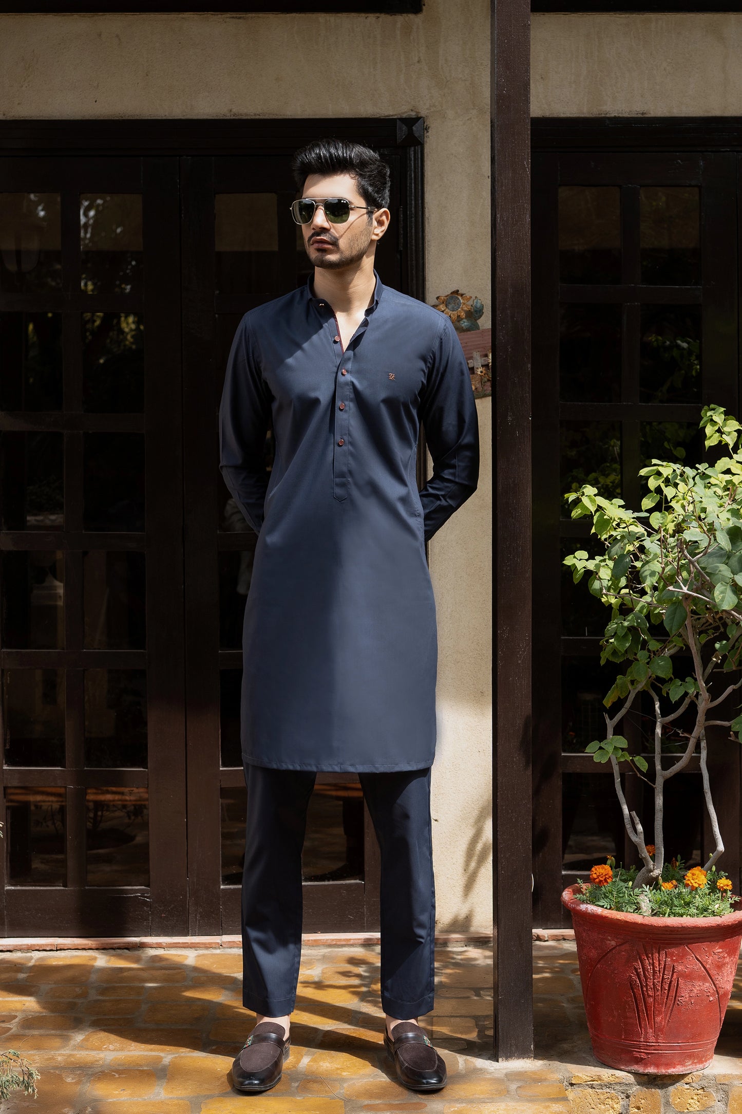 Sapphire Blue Kurta Trouser