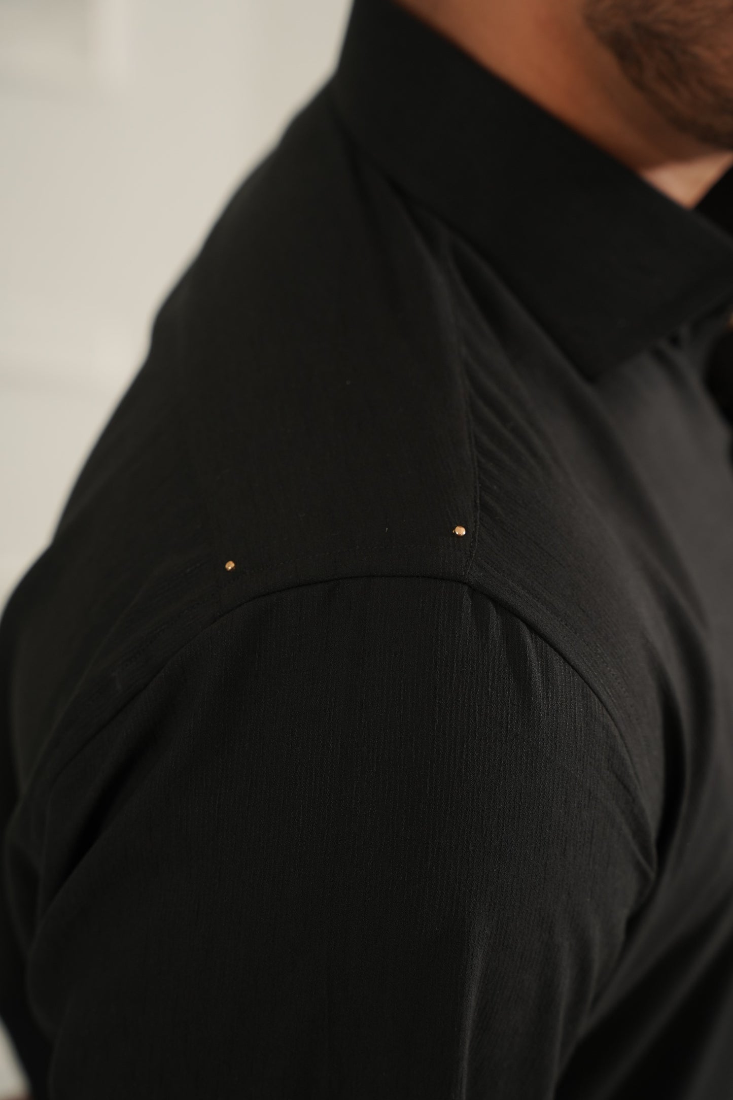 BLACK TEXTURED PREMIUM SHALWAR KAMEEZ
