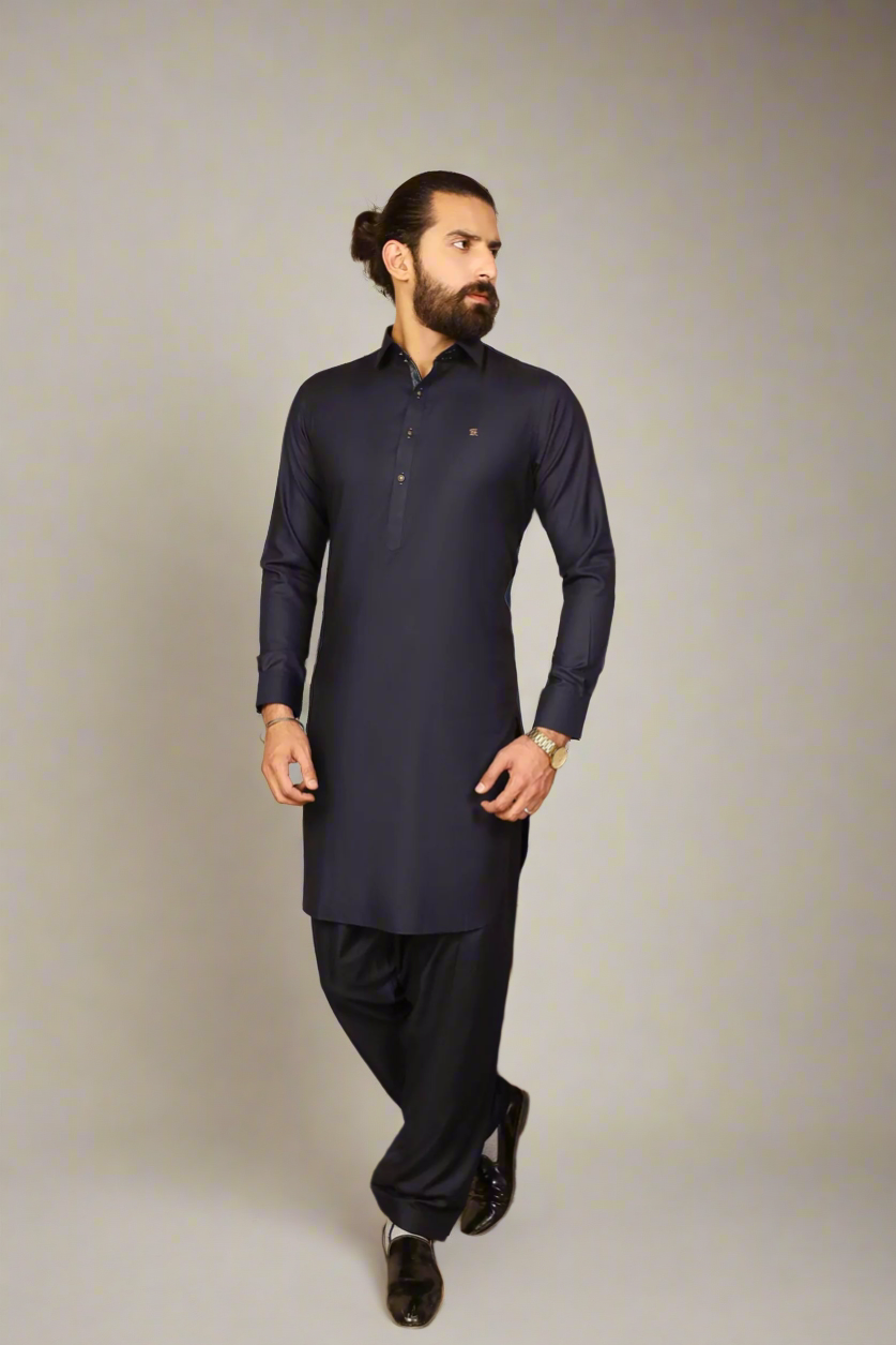 ROYAL BLUE CLASSIC SHALWAR KAMEEZ