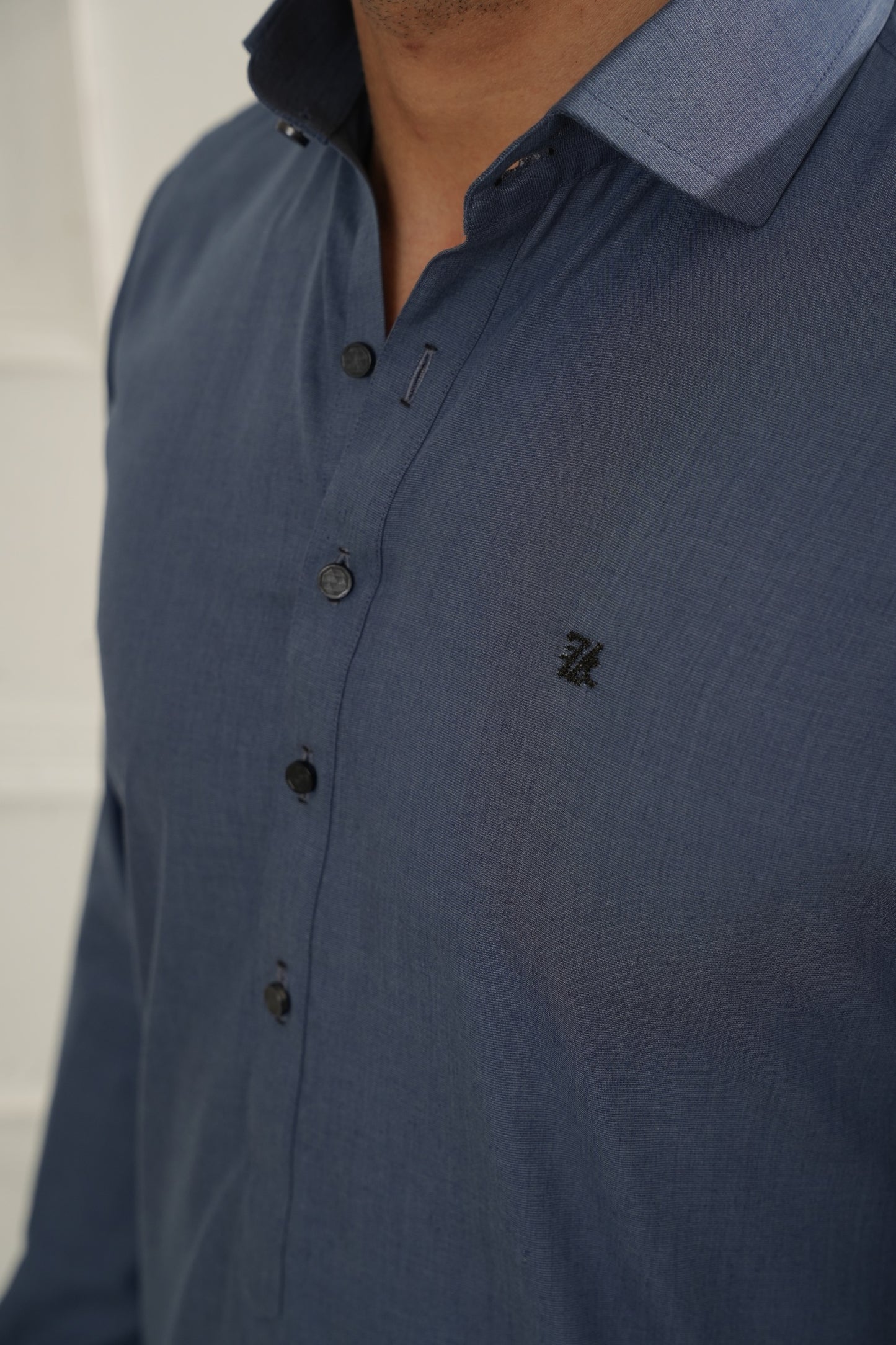 DENIM BLUE SHALWAR KAMEEZ