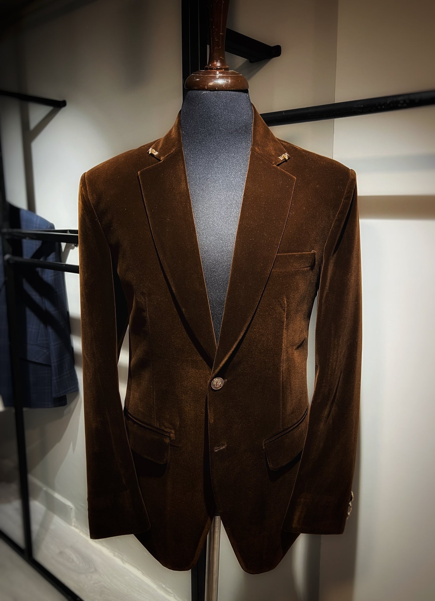 BROWN JAPANESE SUEDE SUIT