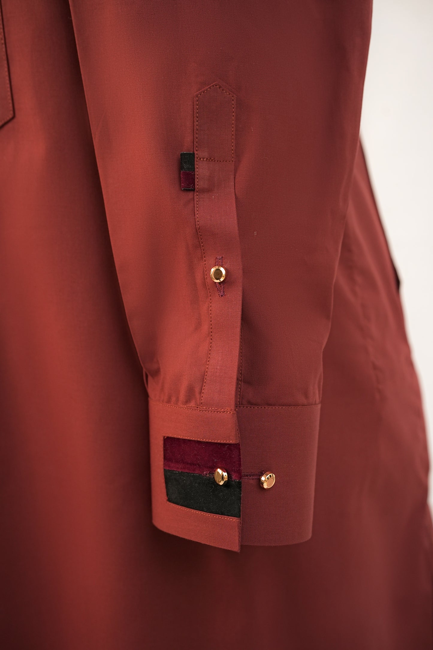 Wood Red Shalwar Kameez