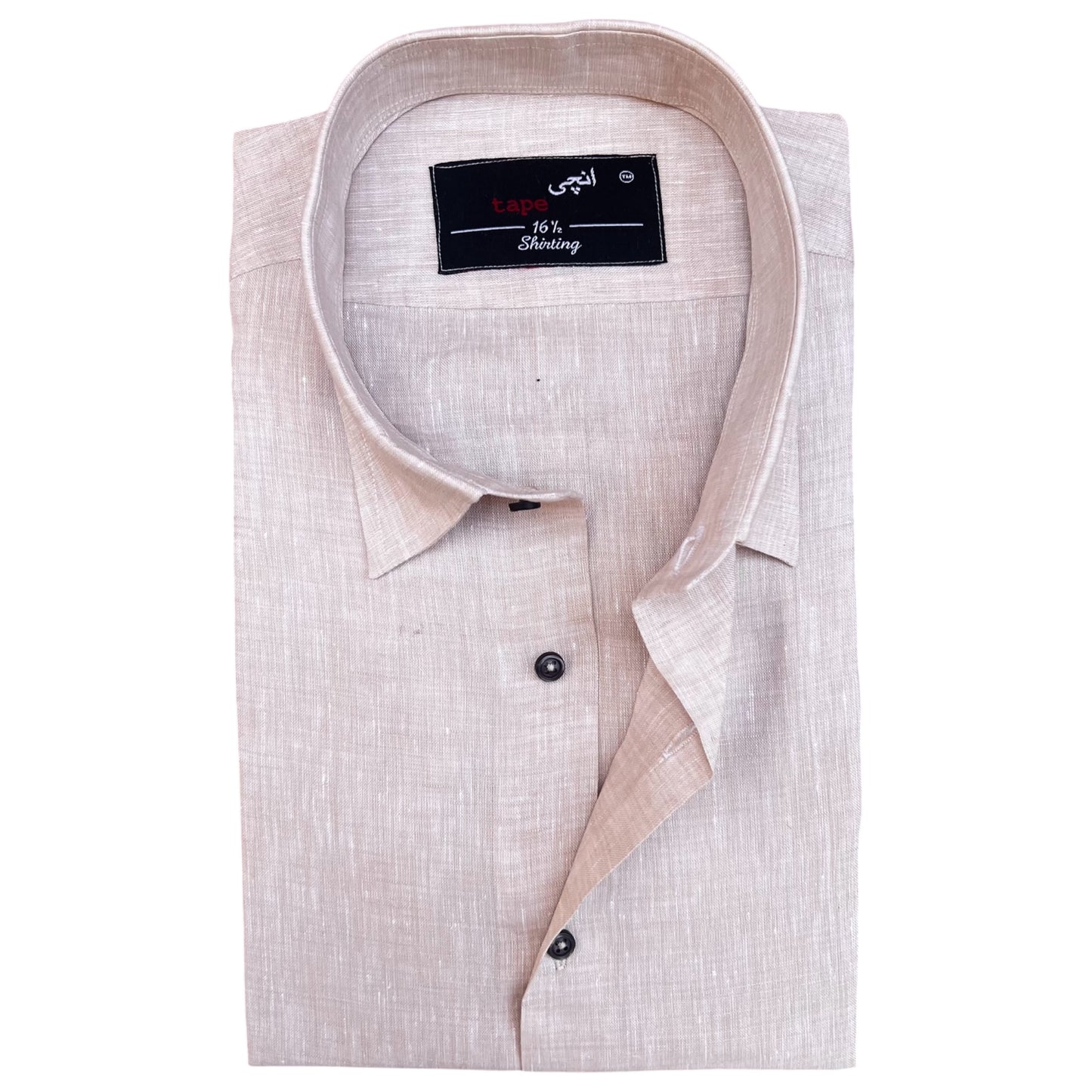 BEIGE LINEN SHIRT
