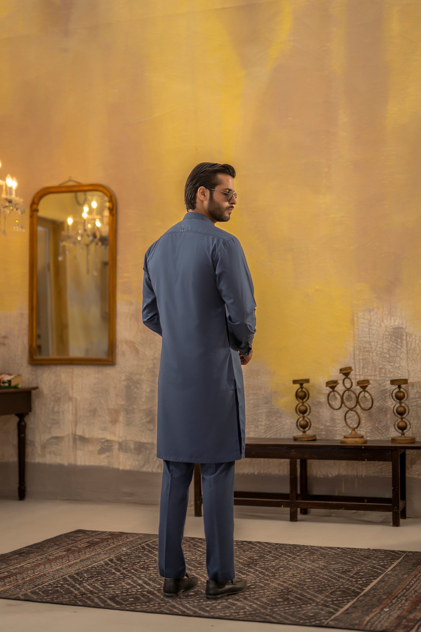 SAPPHIRE BLUE KURTA TROUSER