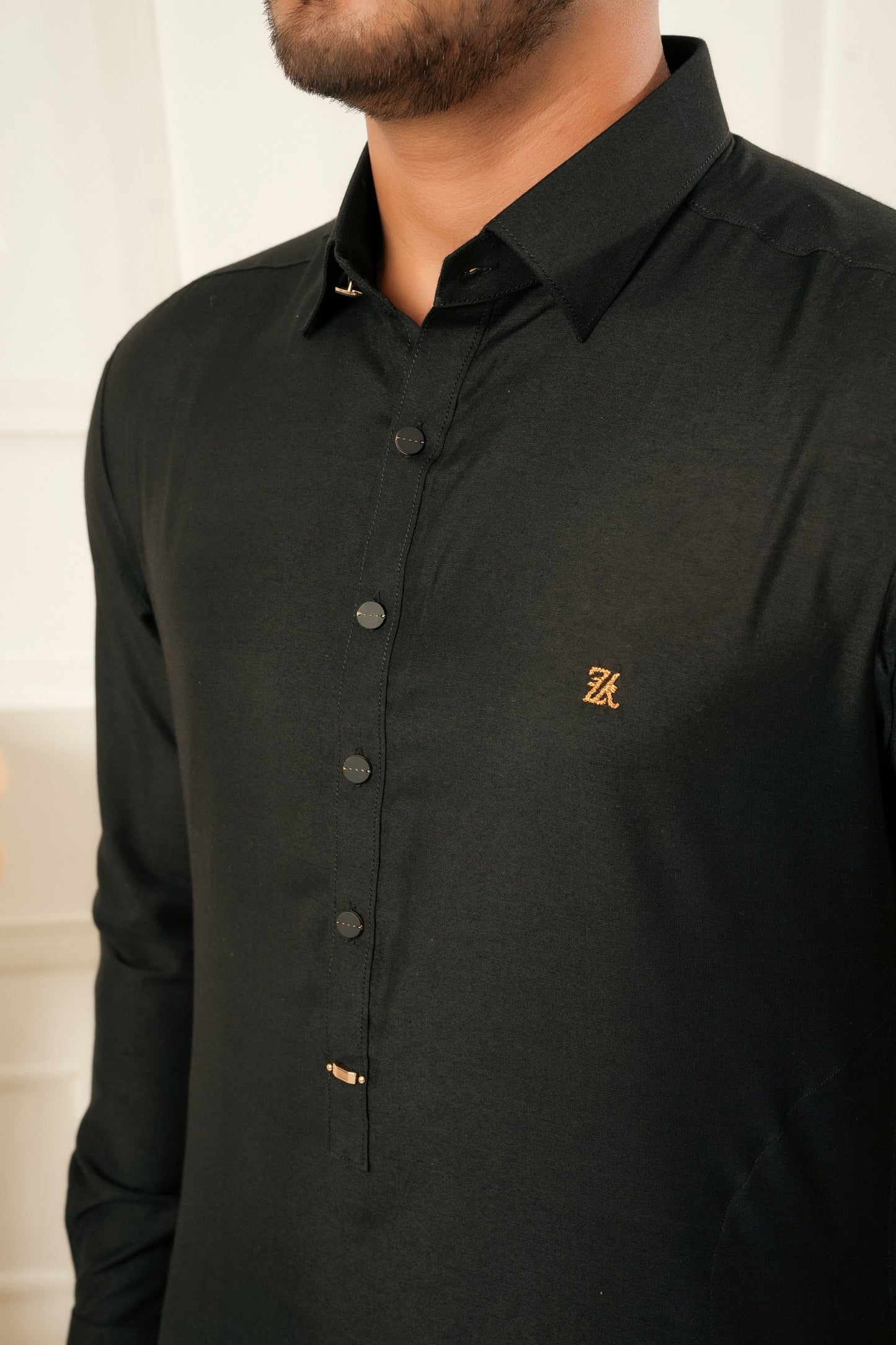BLACK FARSHI SHALWAR KAMEEZ