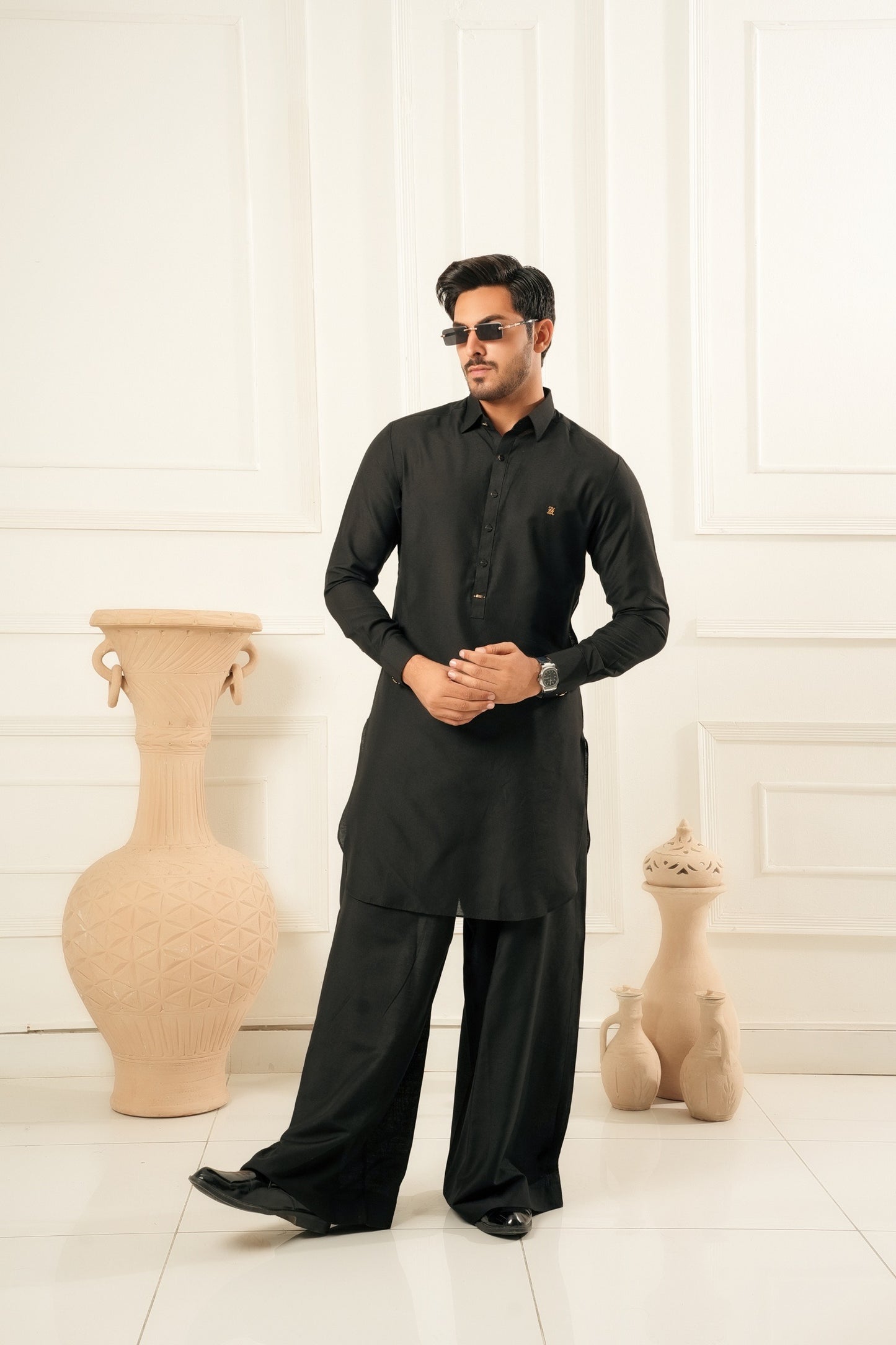 BLACK FARSHI SHALWAR KAMEEZ