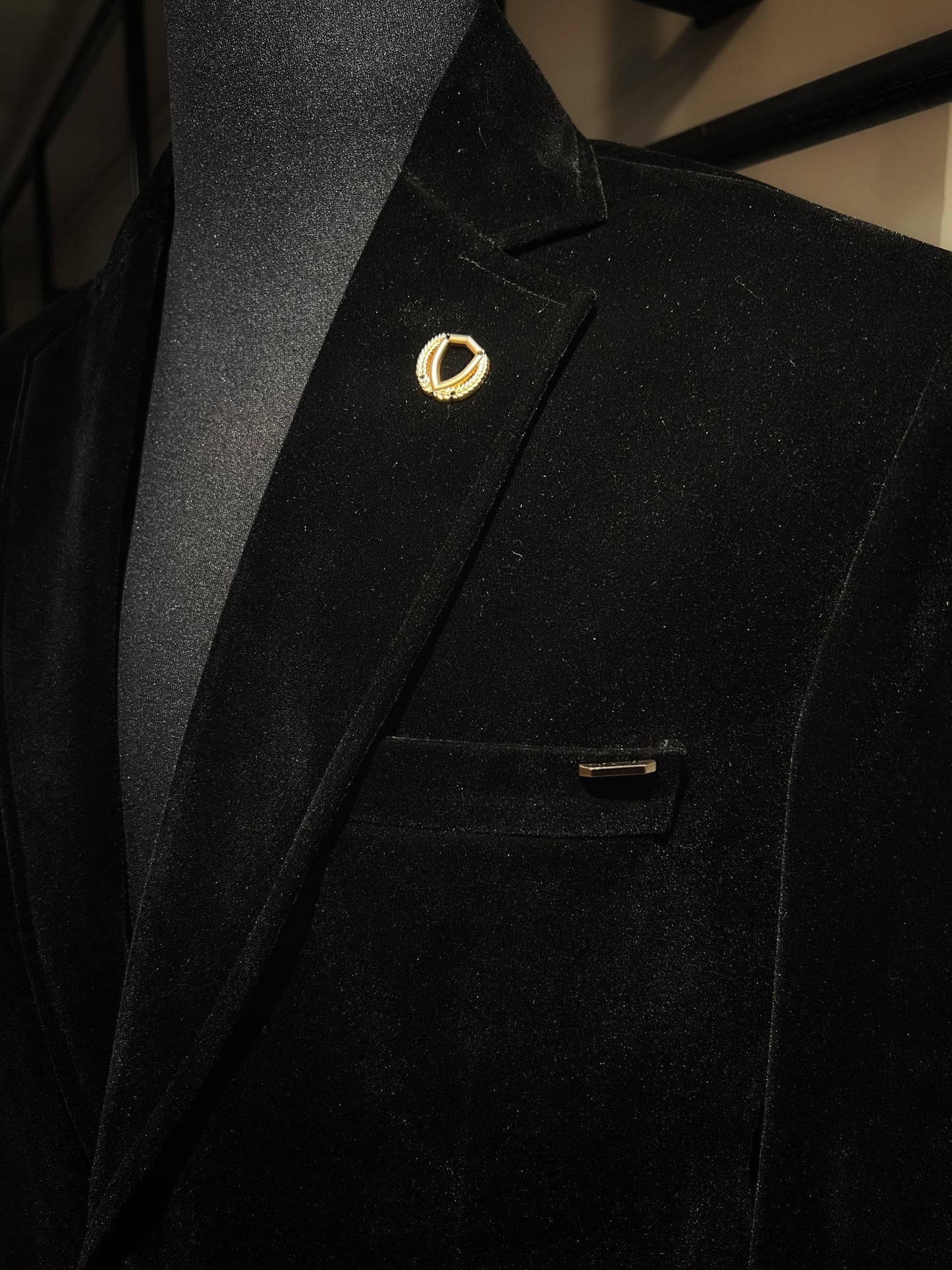 BLACK JAPANESE SUEDE SUIT
