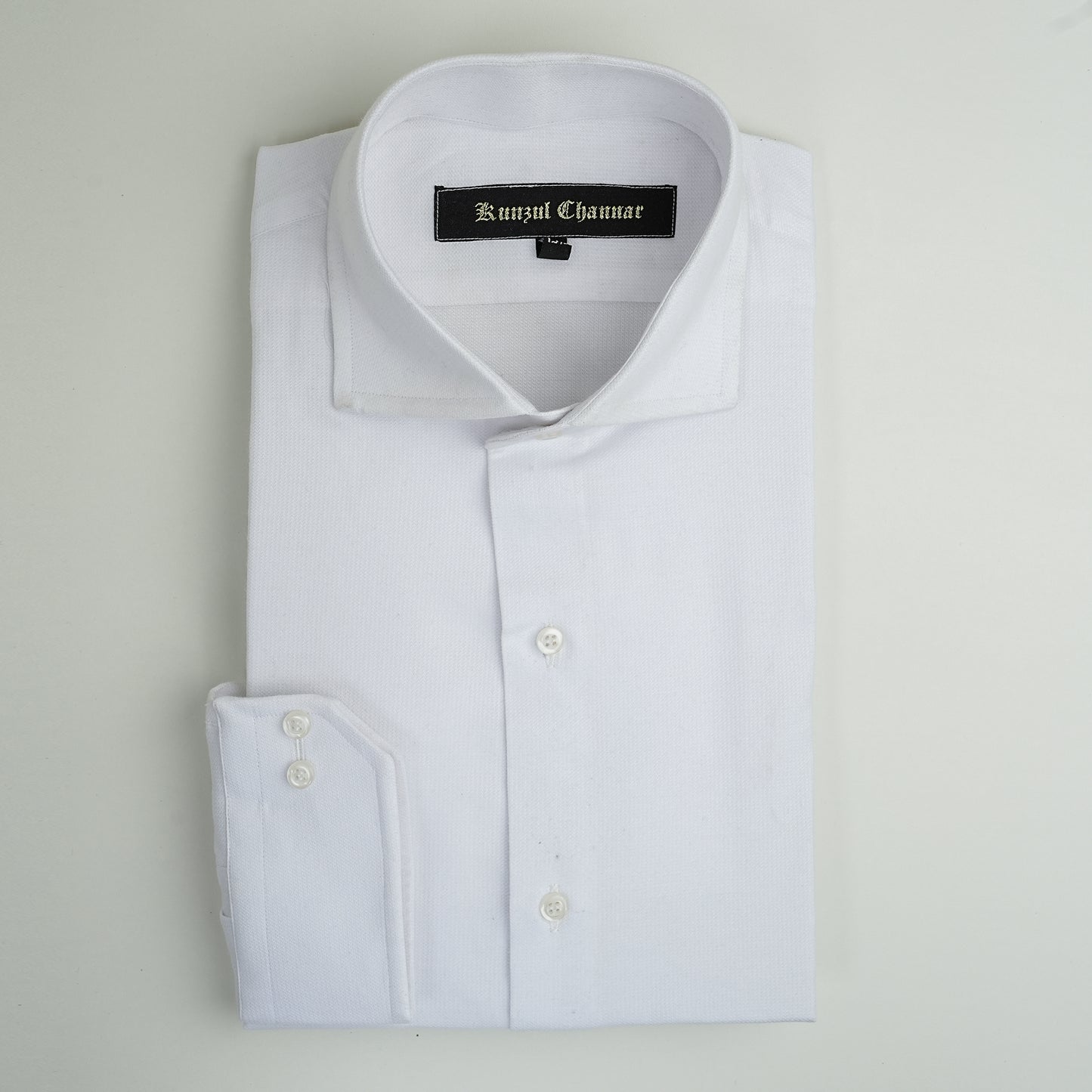 WHITE MICRO-STRIPED SHIRT