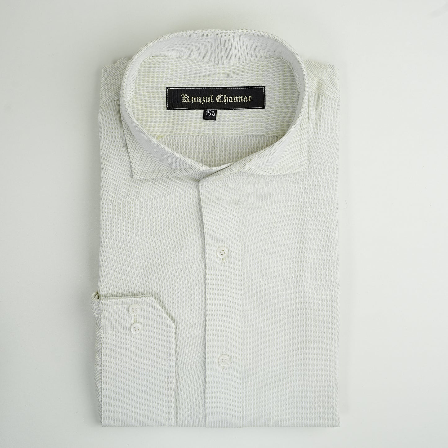 ASH WHITE JACQUARD SHIRT