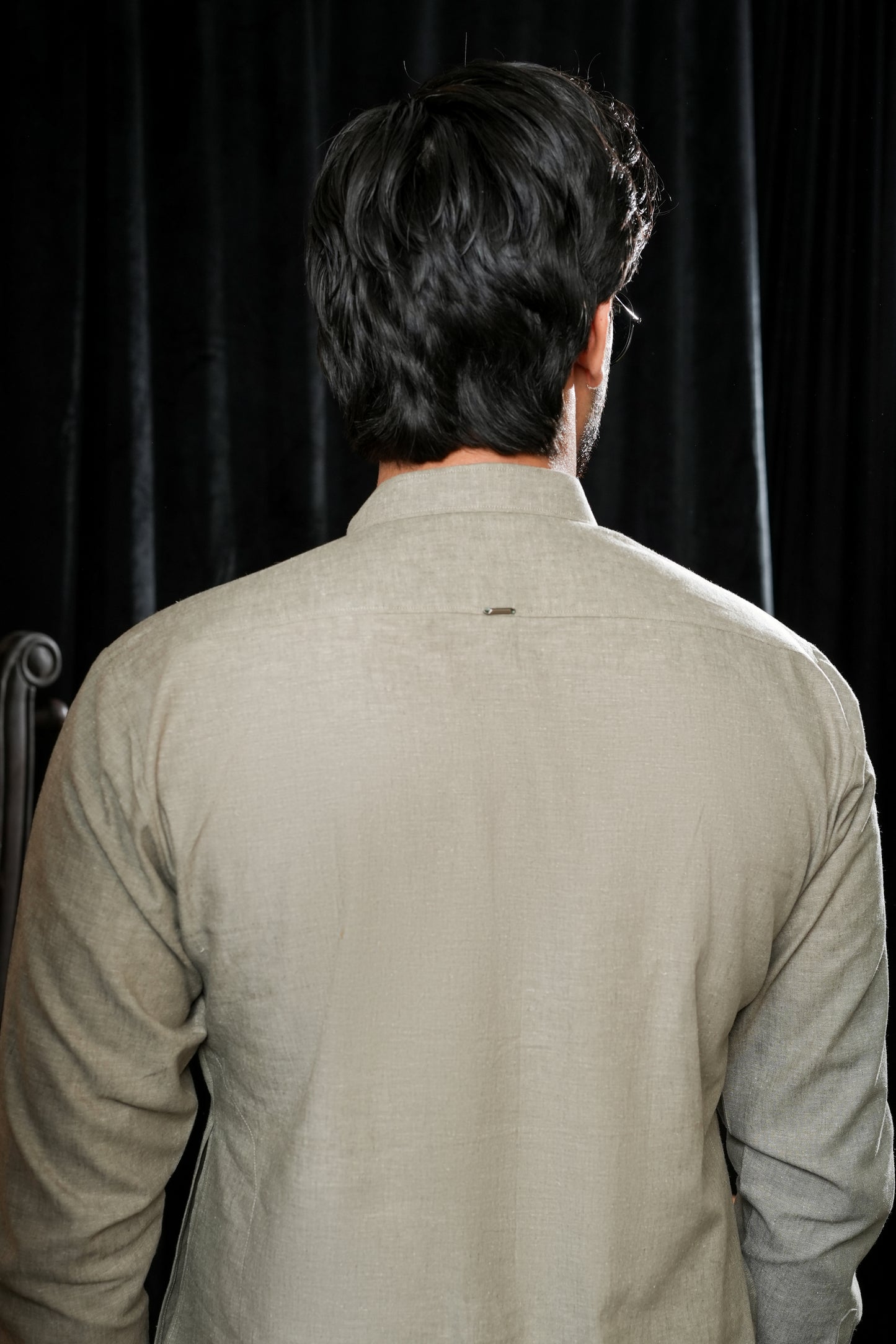 ROCK GREEN COTTON KURTA TROUSER