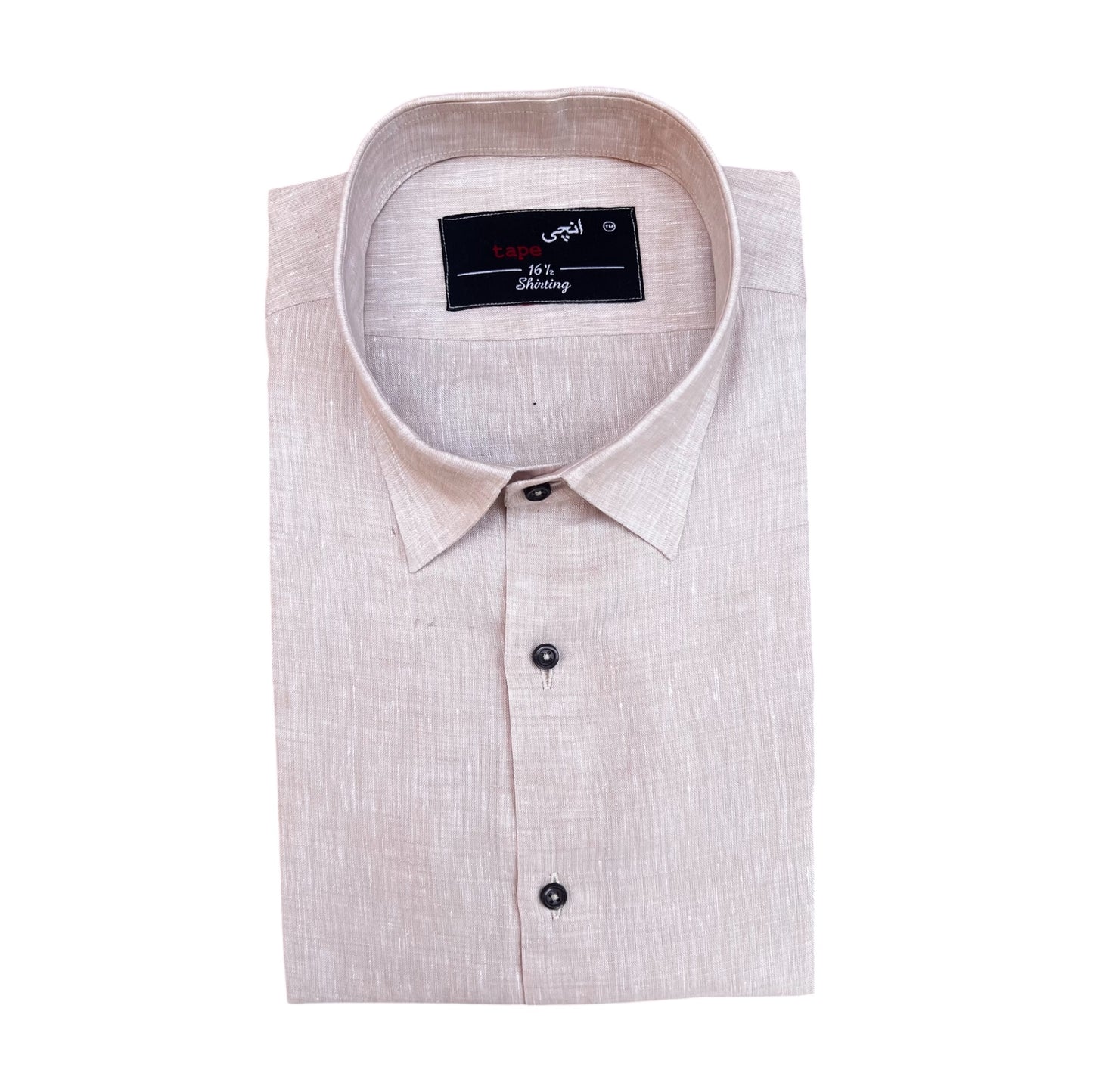 BEIGE LINEN SHIRT