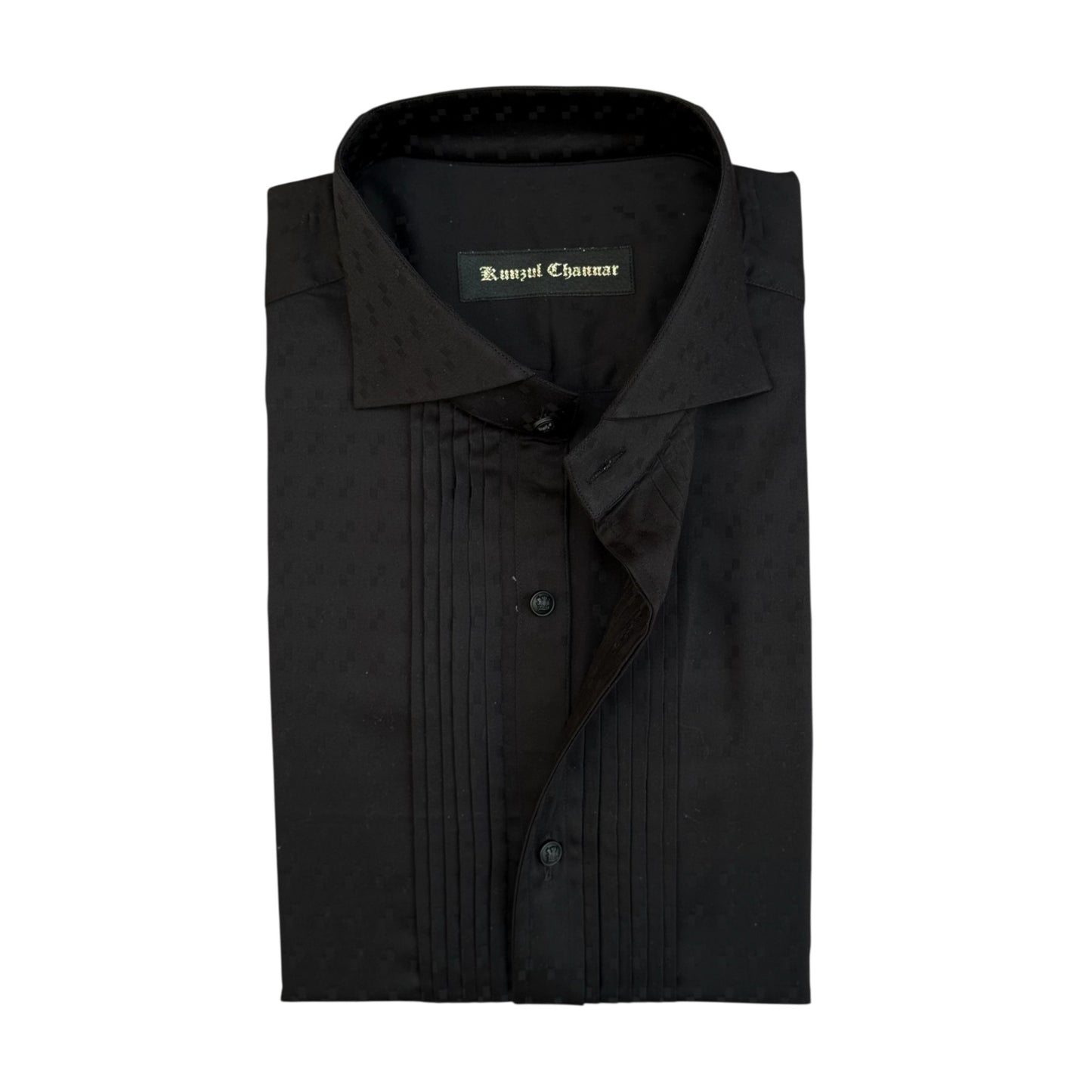 Premium Black Tuxedo Shirt