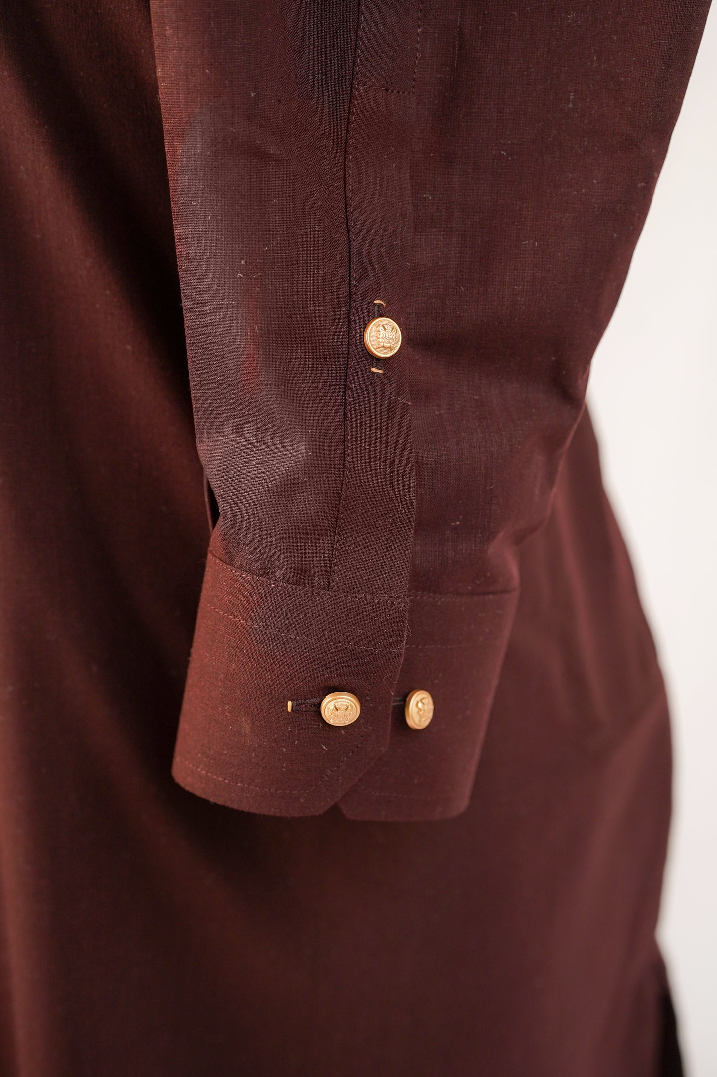 Brown Pinned Kurta Trouser