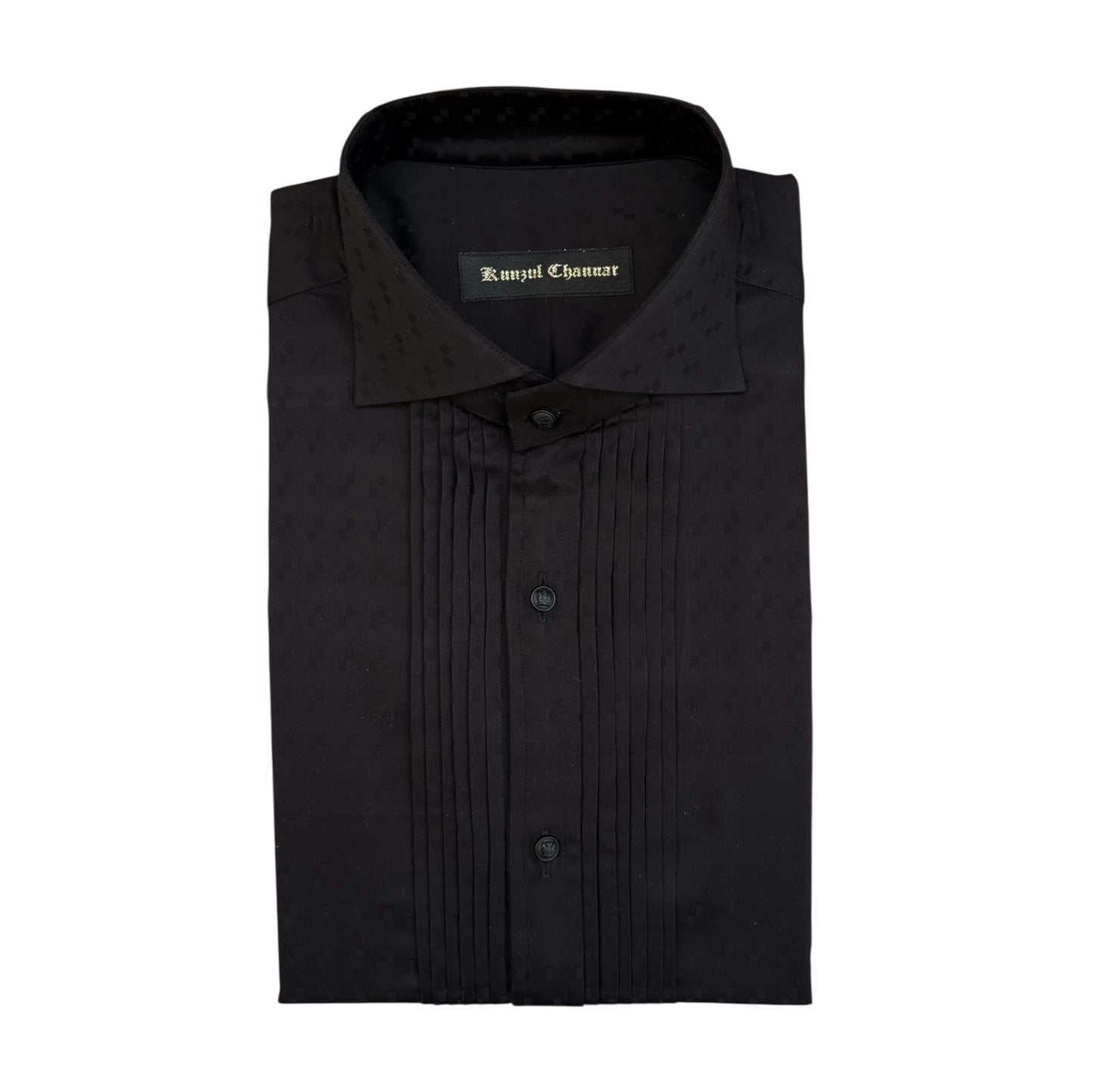 Premium Black Tuxedo Shirt