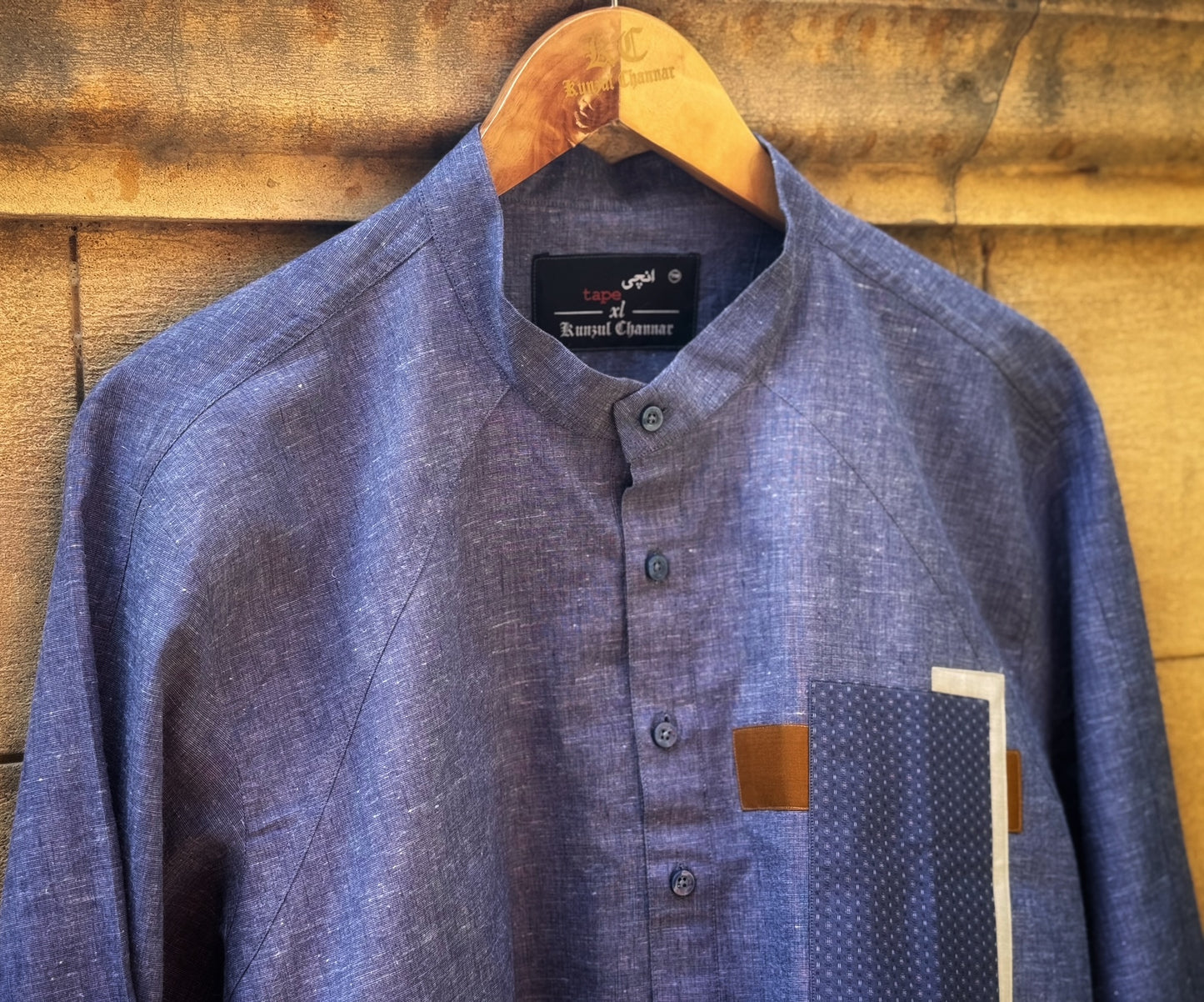 Denim Blue Pure Cotton Shirt