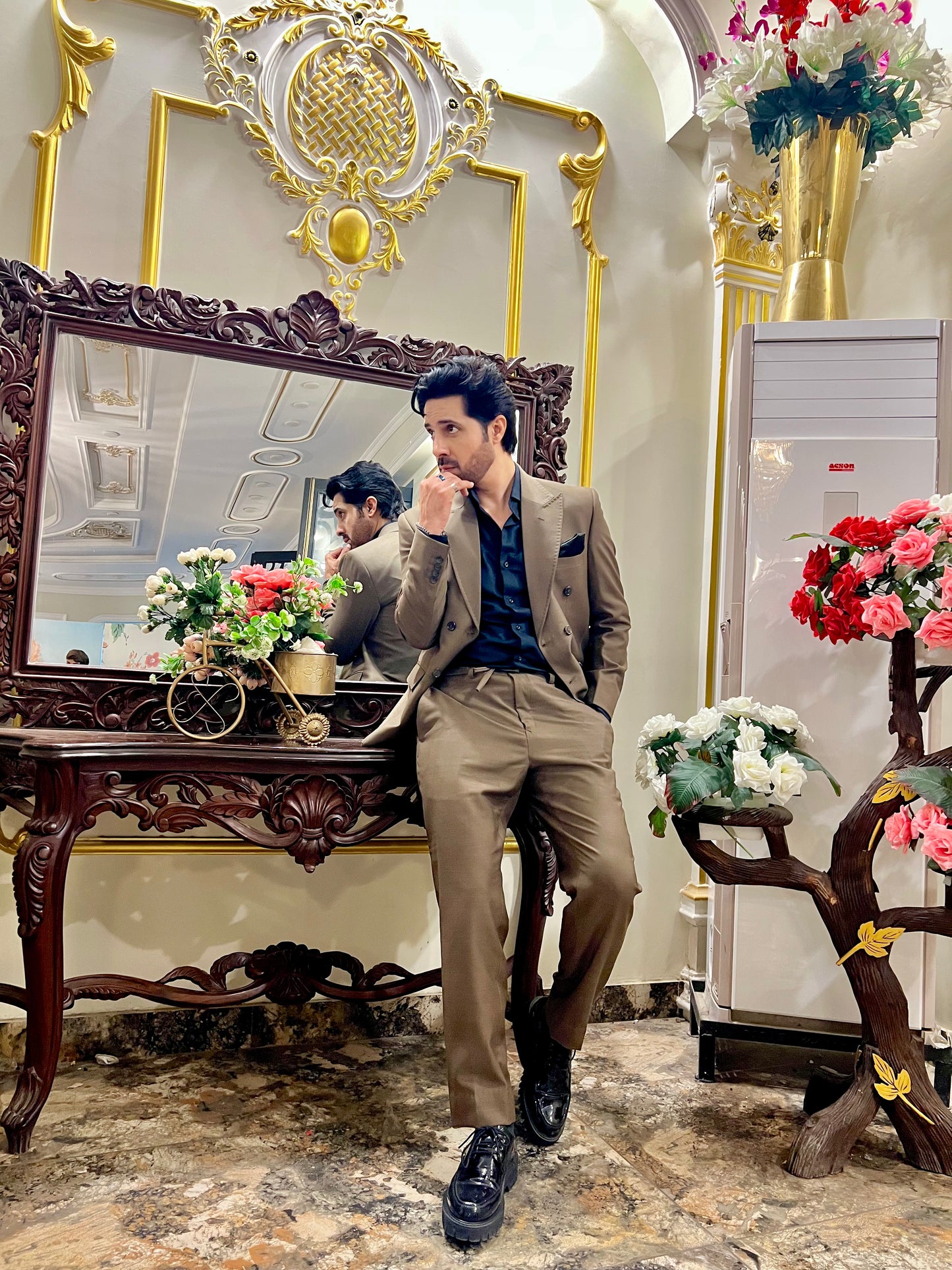 The Double Breasted Brown Suit