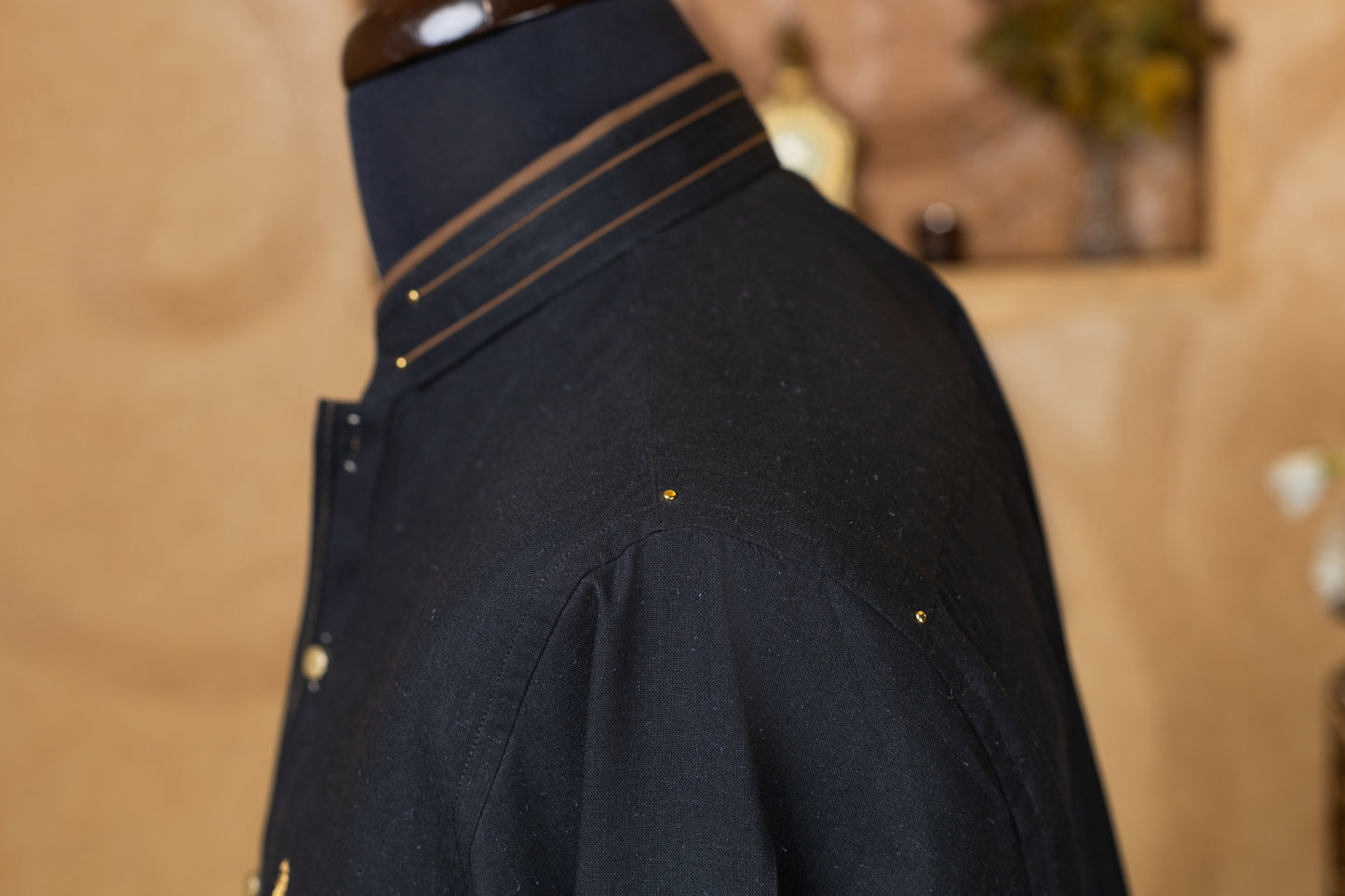Black Mandarin Shalwar Kameez