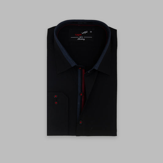 Premium Black Cotton Shirt