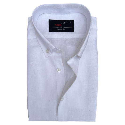 WHITE LINEN SHIRT