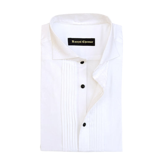 White Premium Tuxedo Shirt
