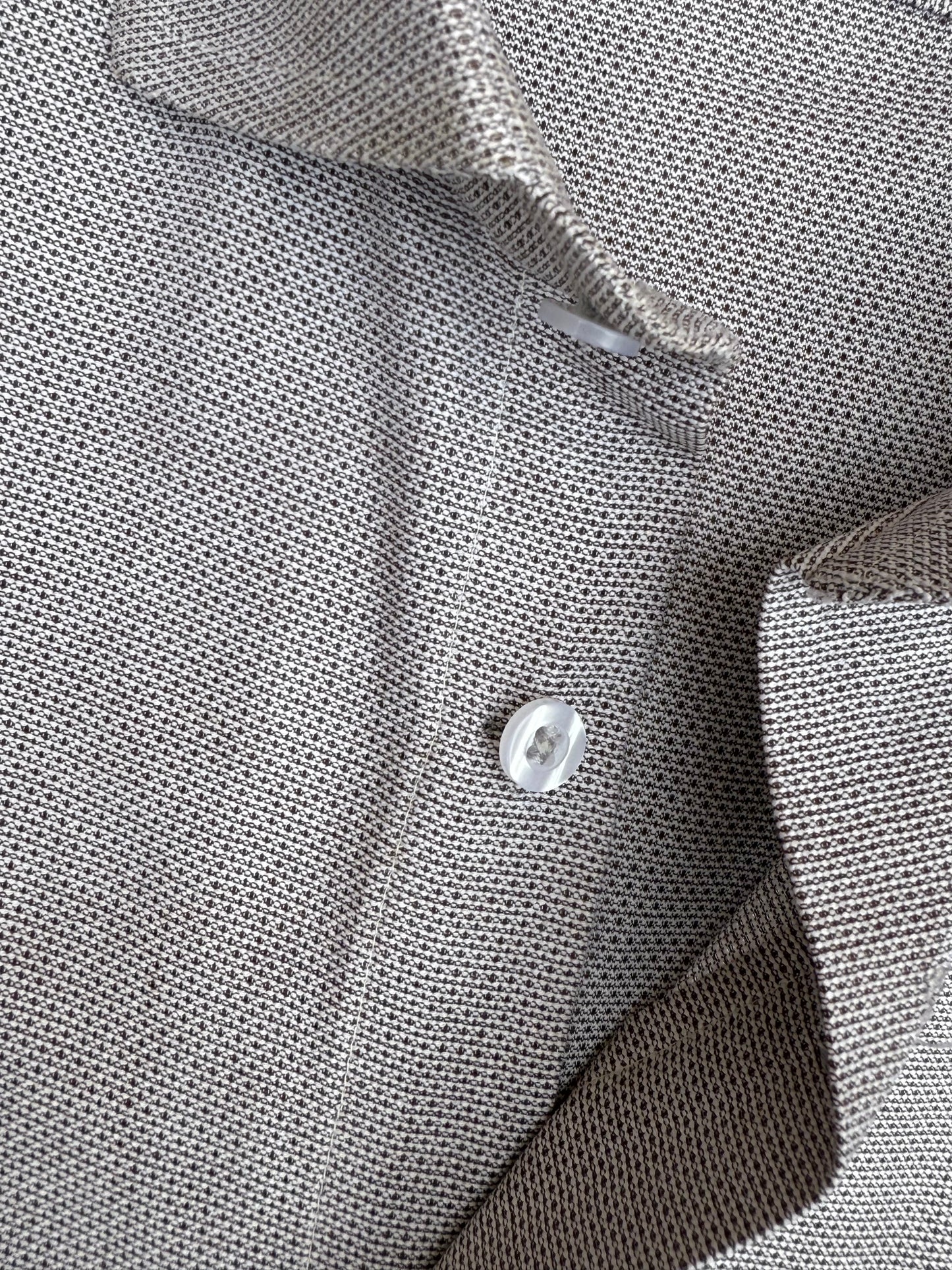 GREY TWILL TEXTURED SHIRT
