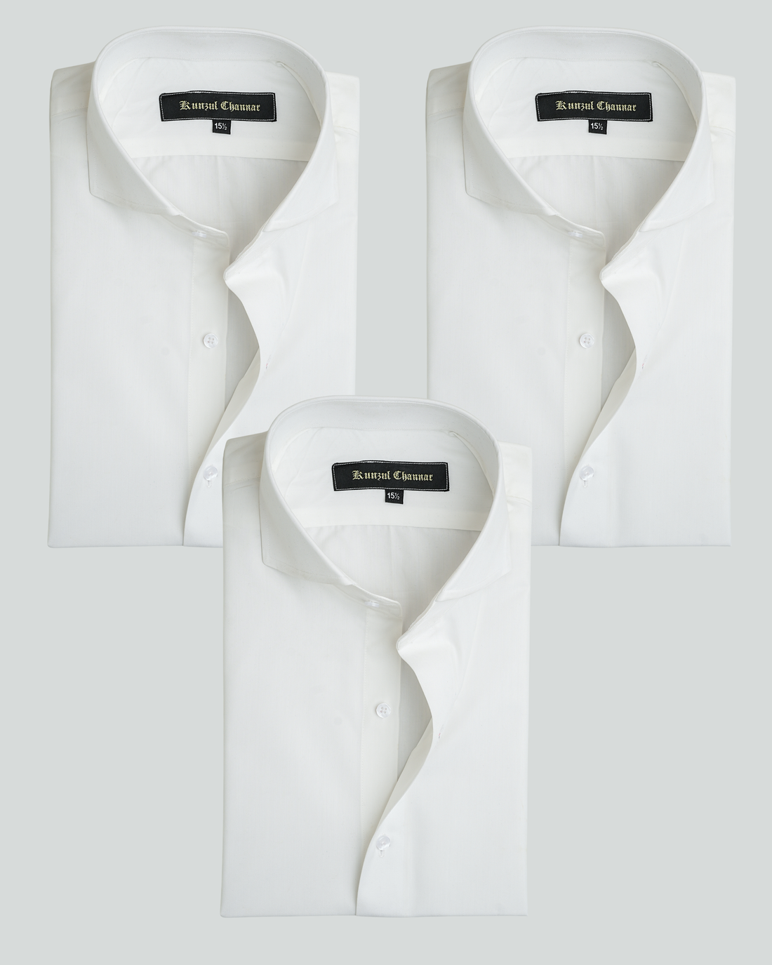 PACK OF THREE - OFFICE WHITE SHIRT