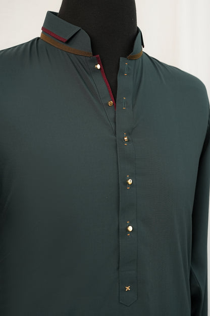 Teal Green Kurta Trouser