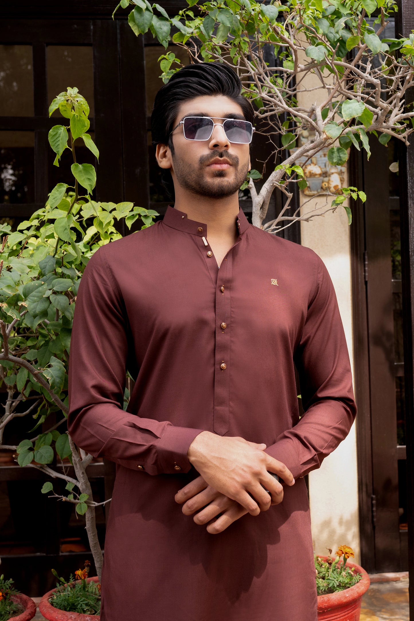 Rust Kurta Trouser