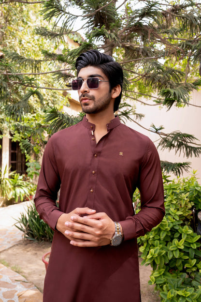 Rust Kurta Trouser