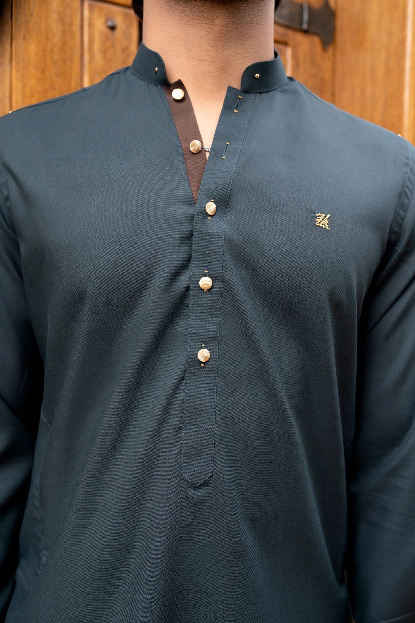 Teal Green Kurta Trouser