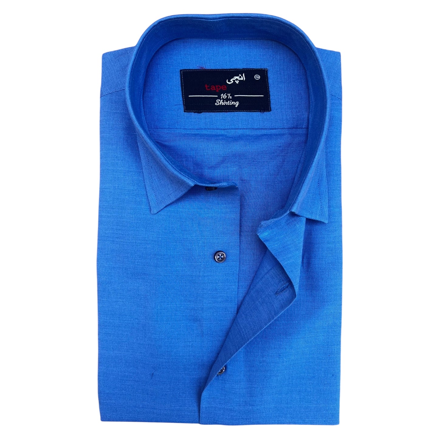 PERSIAN BLUE LINEN SHIRT