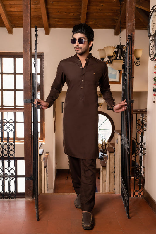 Choco Brown Kurta Trouser