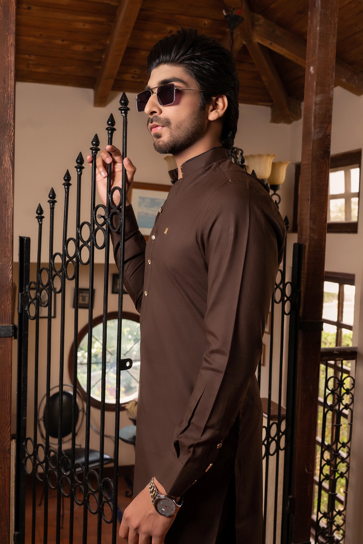 Choco Brown Kurta Trouser