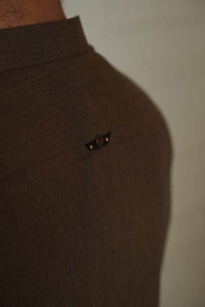 Coffee Brown Kurta Trouser