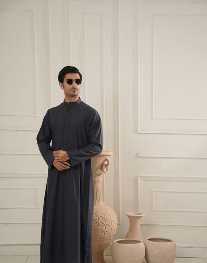 Self Grey Brown Jubba