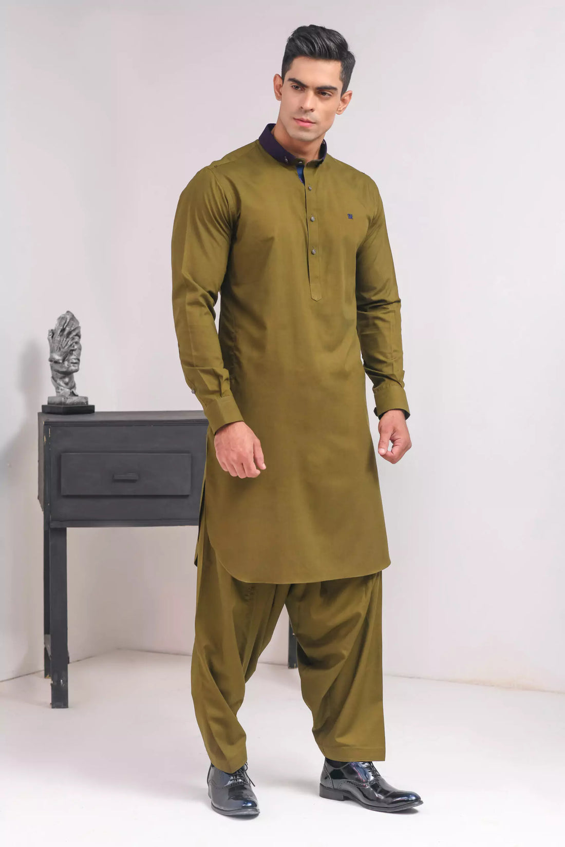 MEHENDI GREEN SHALWAR KAMEEZ