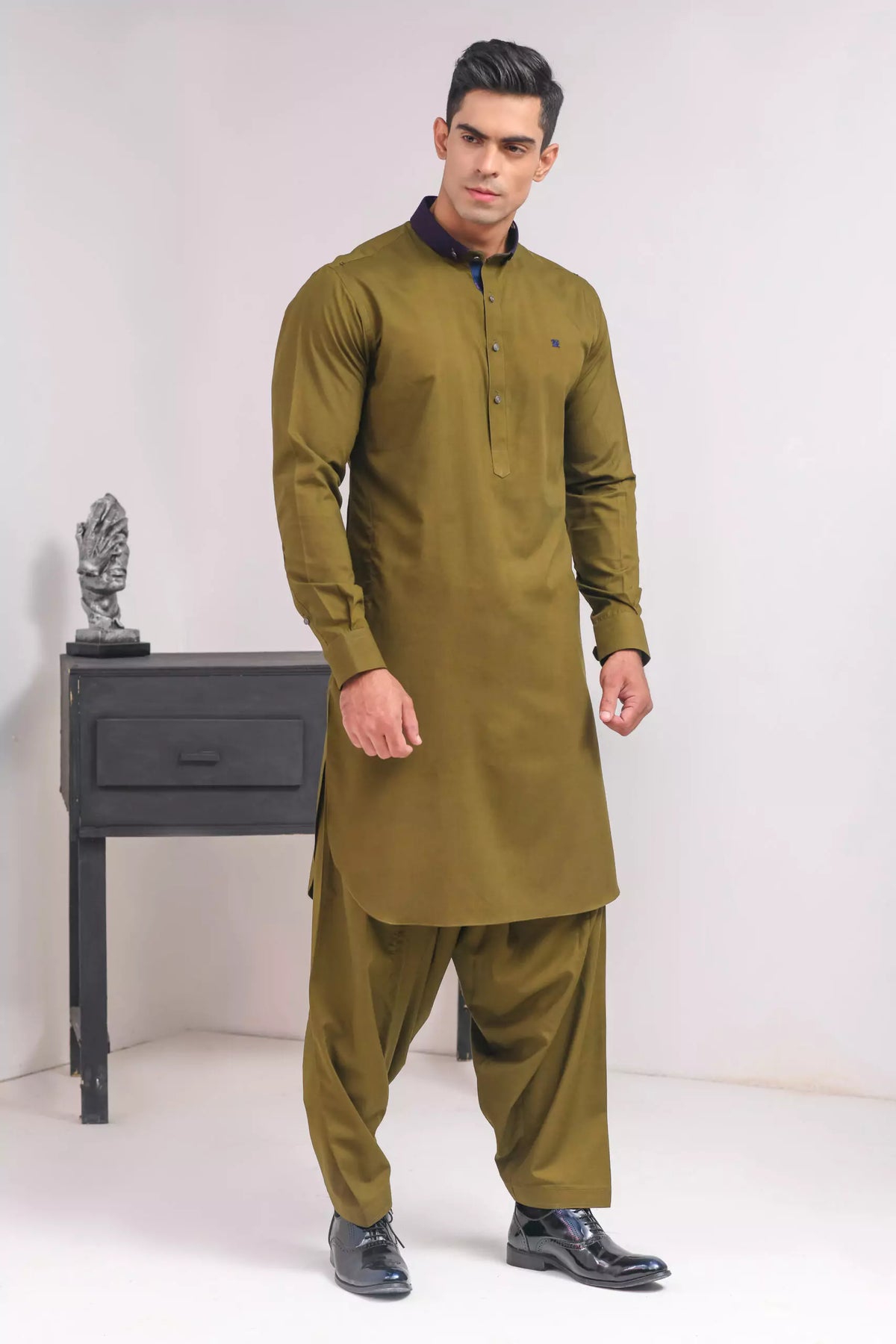 MEHENDI GREEN SHALWAR KAMEEZ