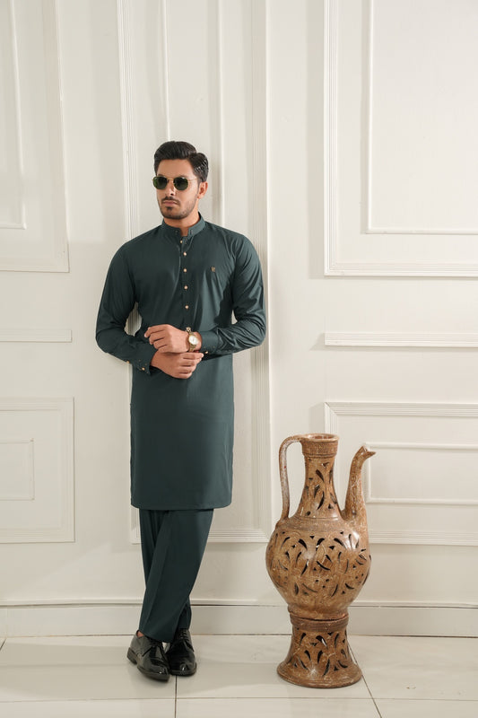Forest Green Kurta Trouser