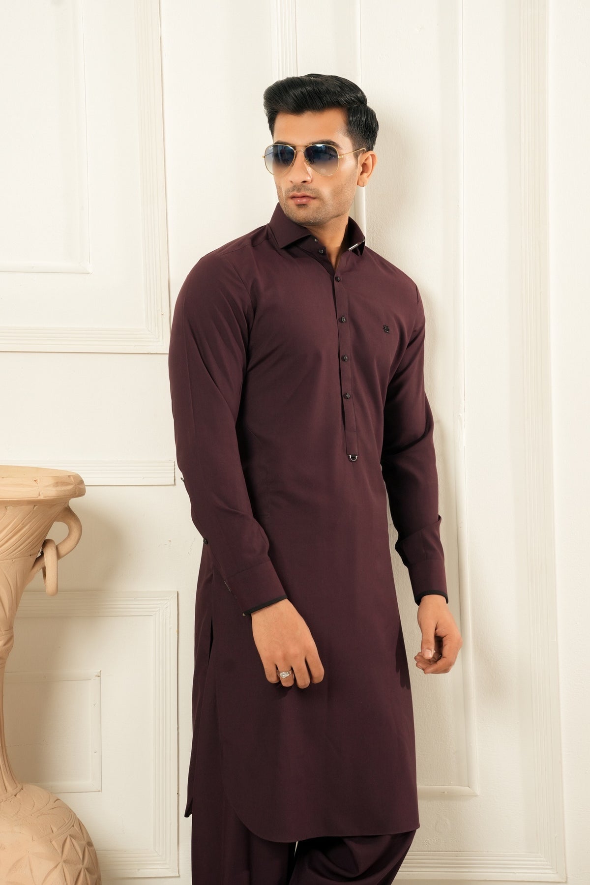 MAROON SHALWAR KAMEEZ