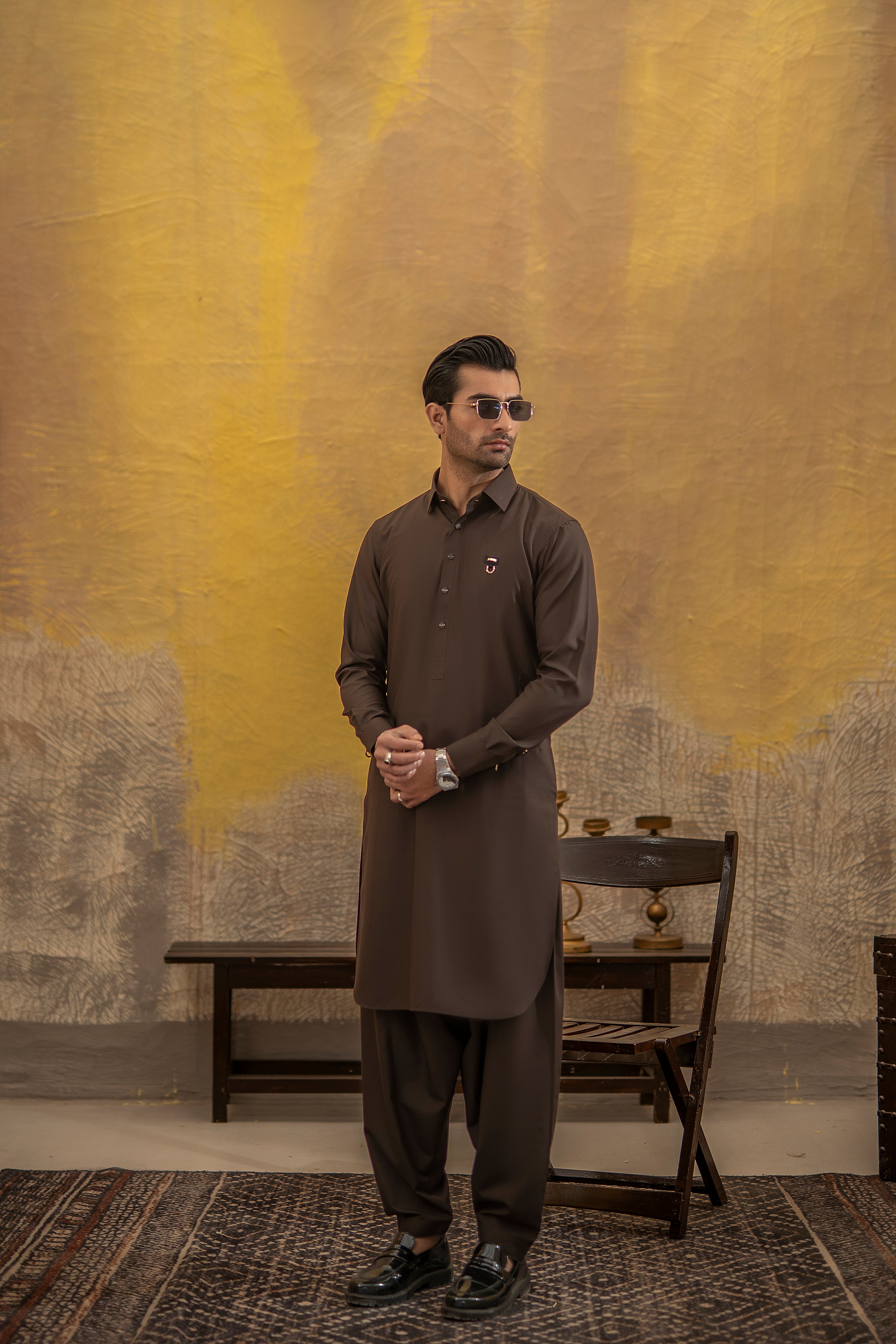 7 Channar Rise CLASSIC COLLAR SHALWAR KAMEEZ – Kunzul Channar