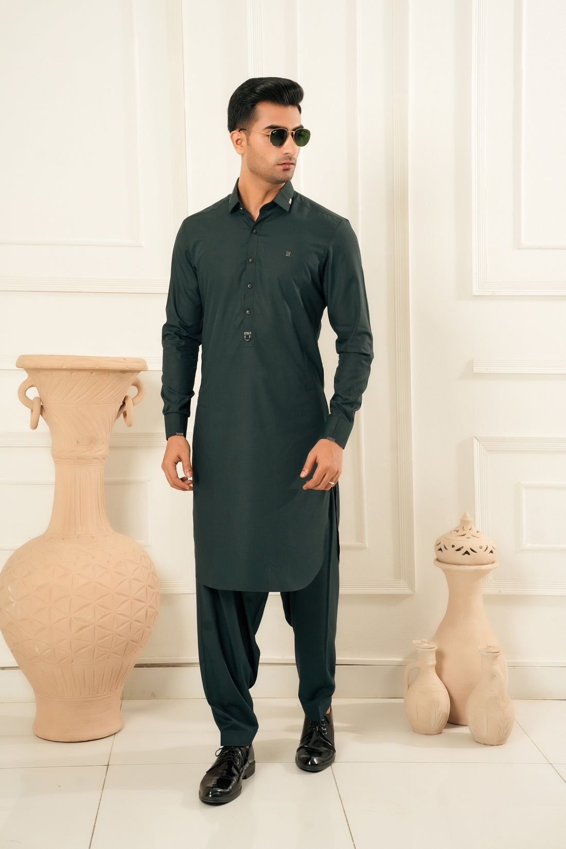 GREEN SHALWAR KAMEEZ