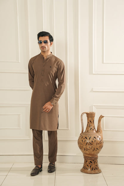 Coffee Brown Kurta Trouser