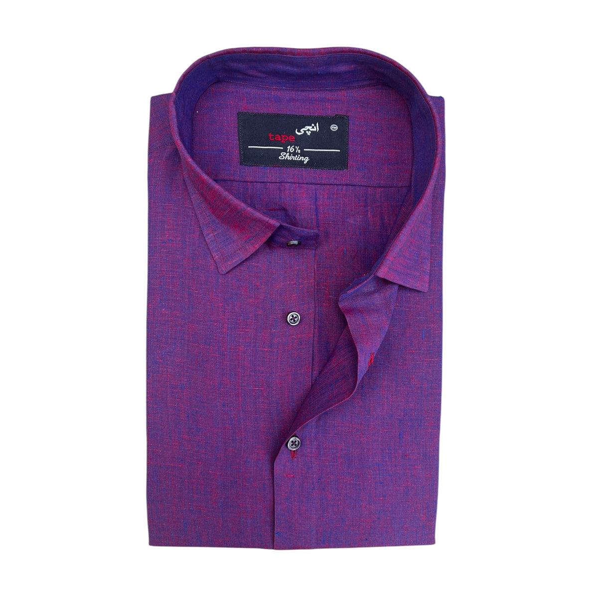 TWO TONE LINEN SHIRT