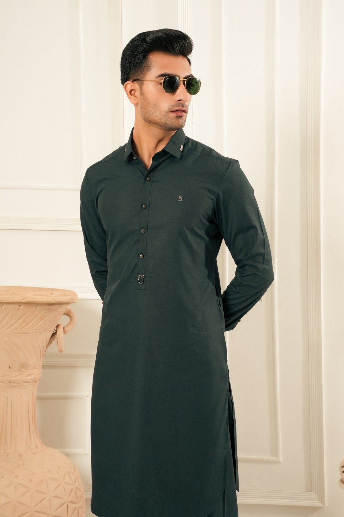 GREEN SHALWAR KAMEEZ