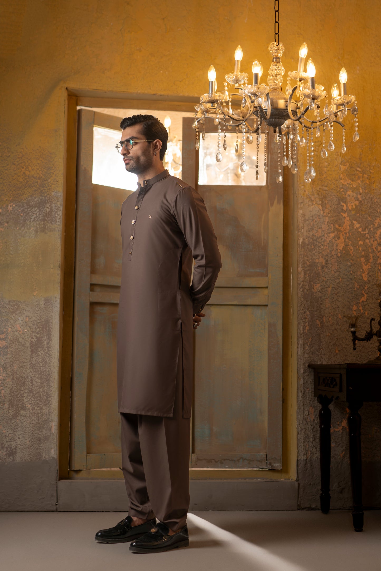 COFFEE BROWN SHALWAR KAMEEZ