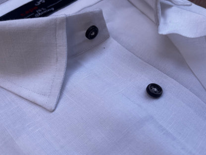 WHITE LINEN SHIRT