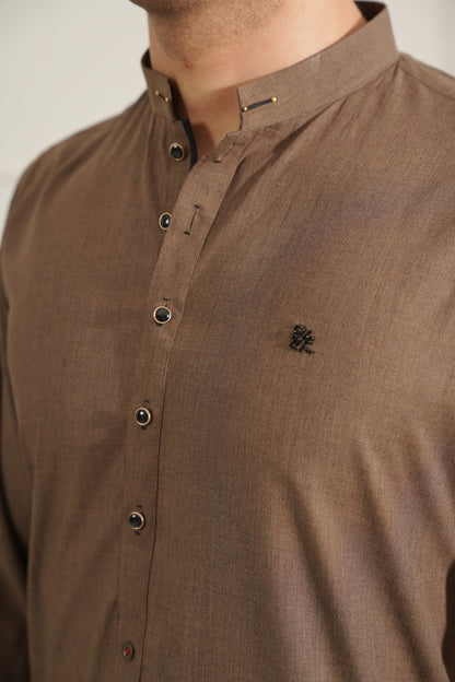 Coffee Brown Kurta Trouser