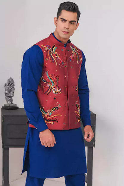 Front Full Embroidered Waist Coat