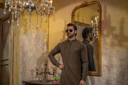 CHOCO BROWN KURTA TROUSER
