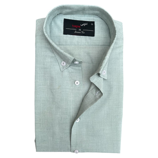 ICE GREEN COTTON SHIRT
